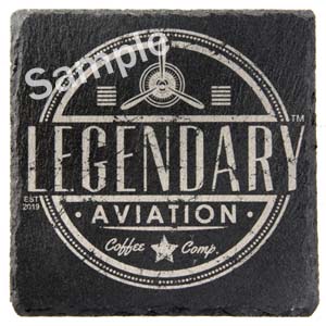 legendary coffee company coaster