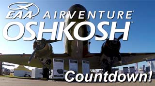 AirVenture Oshkosh Countdown timer