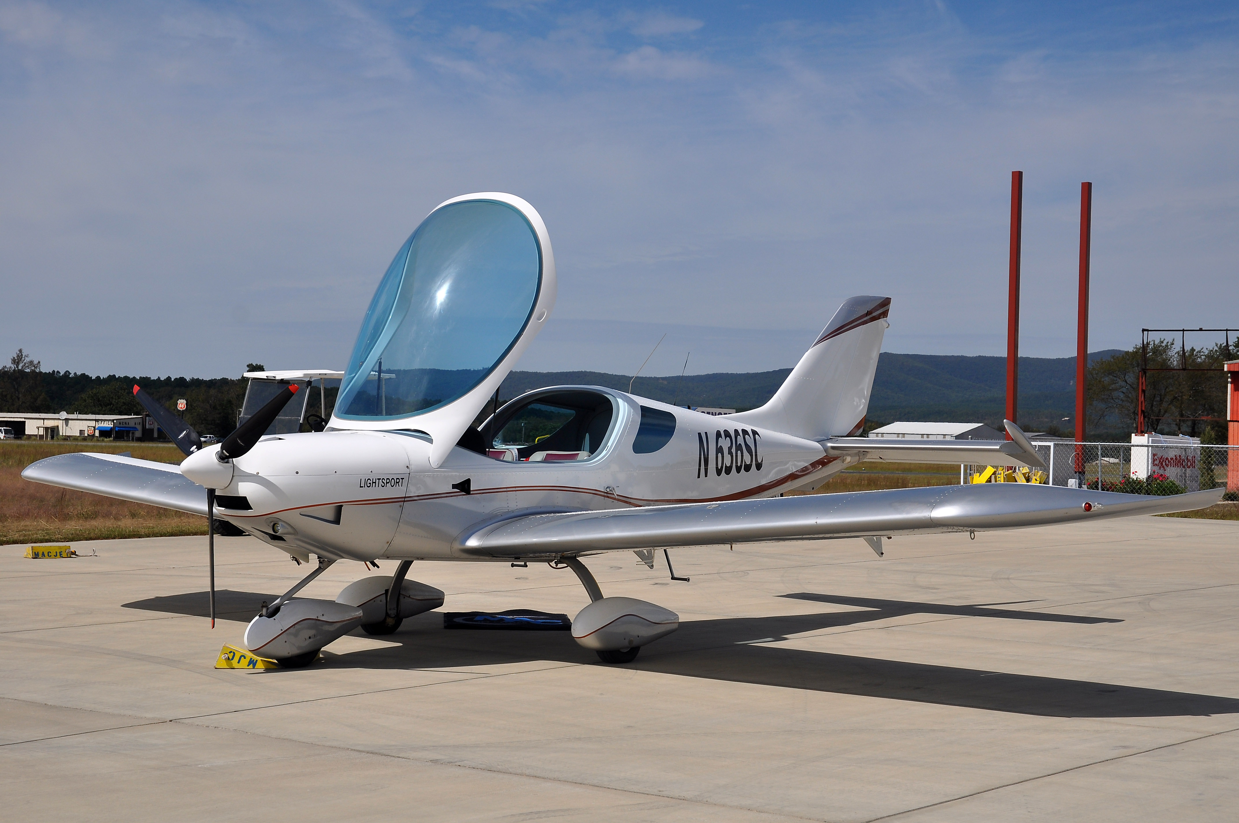 Sport Cruiser flight to KMEZ