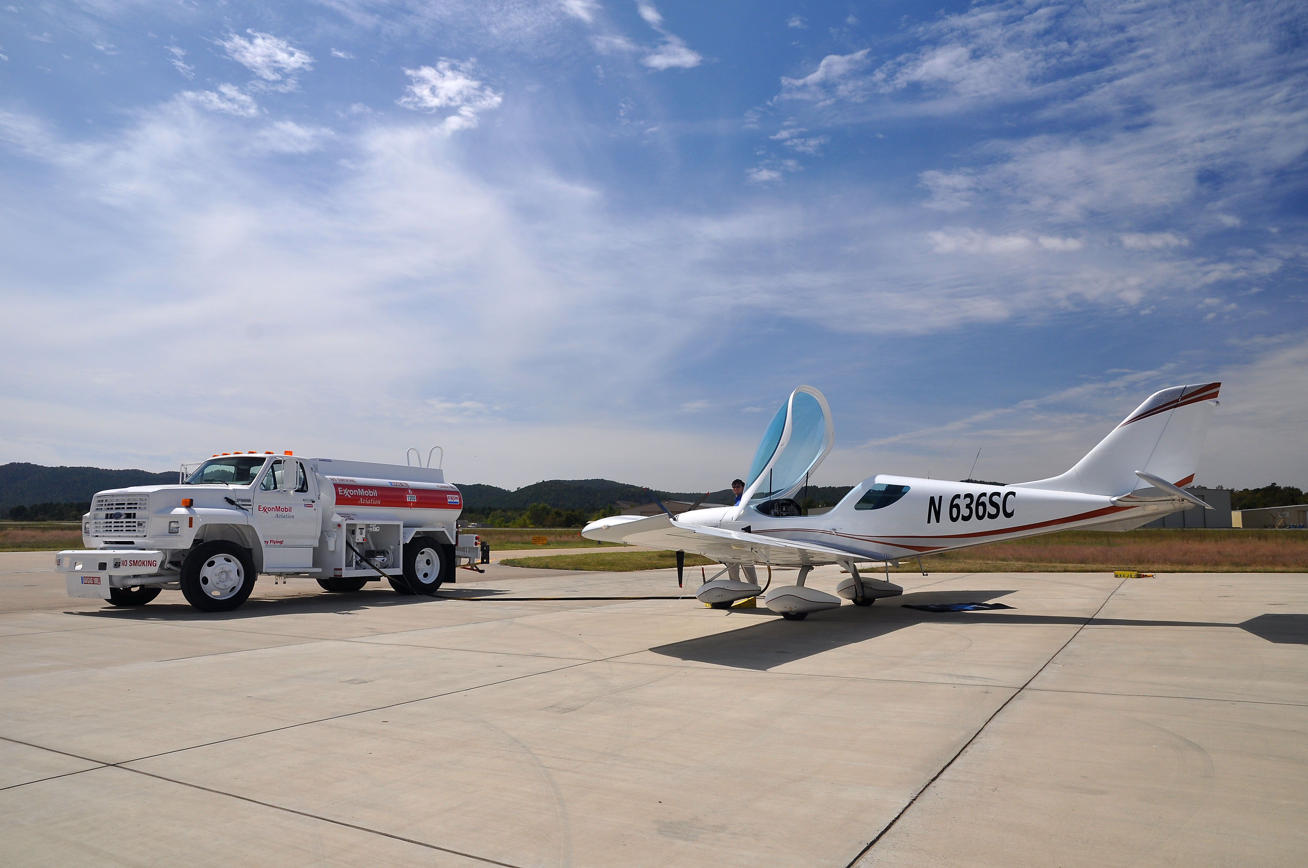 Sport Cruiser flight to KMEZ