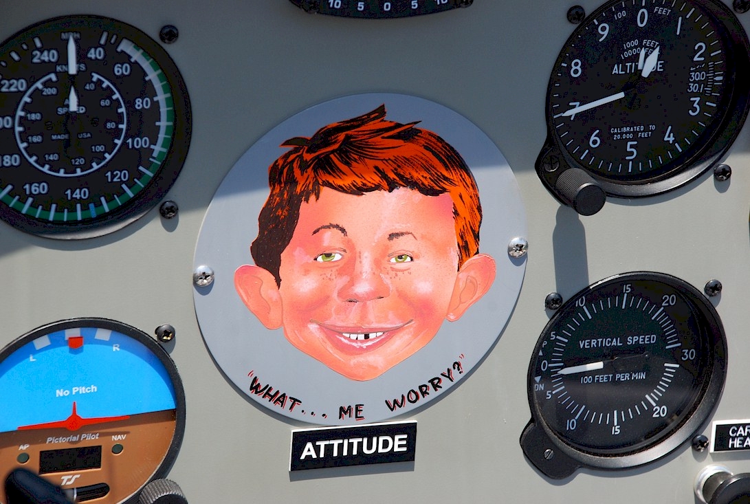 You have keep a good Altitude, uhh, Attitude
