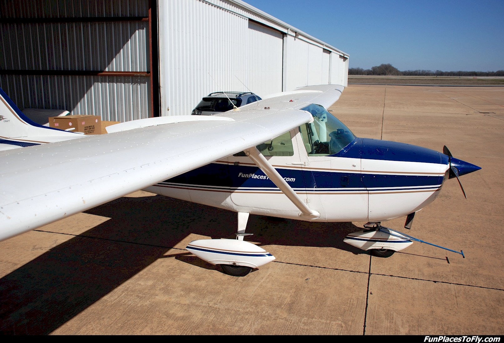 The Official Aircraft of FunPlacesToFly.com - The Sky Chicken!