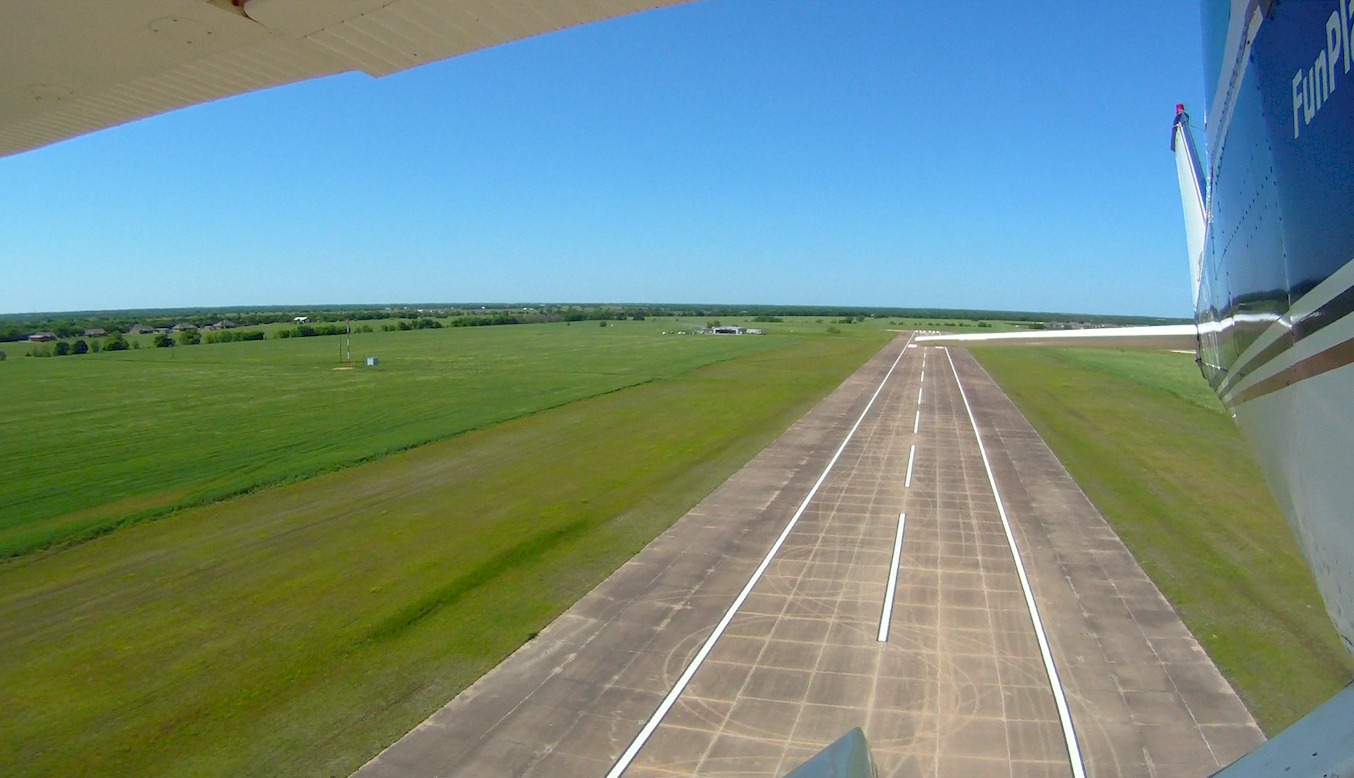 Nothing more useless than the runway behind you...