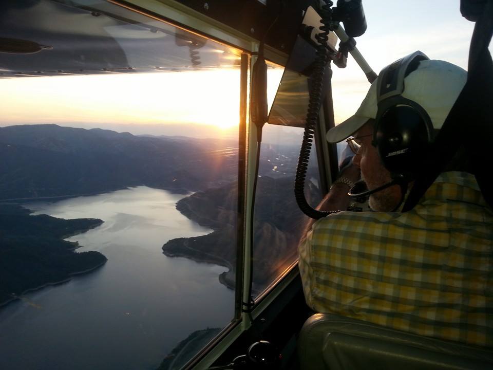 Flight over Palisades Lake, Alpine Wyoming 46U