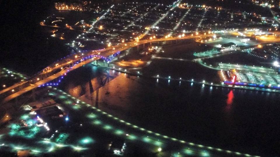 Blue Water At Night
